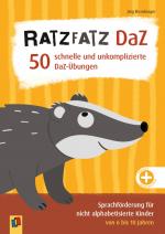 Cover-Bild Ratzfatz DaZ – 50 schnelle und unkomplizierte DaZ-Übungen