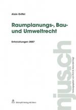 Cover-Bild Raumplanungs-, Bau- und Umweltrecht