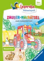 Cover-Bild Ravensburger Leserabe Zauber-Malrätsel zum Lesenlernen: Bauernhof (Vor-Lesestufe), Malen auf Zauberpapier, Rätsel, Lesen lernen Vorschule, Rätselbuch ab 5 Jahre