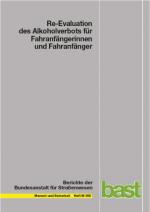 Cover-Bild Re-Evaluation des Alkoholverbots für Fahranfängerinnen und Fahranfänger