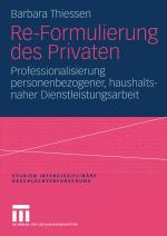 Cover-Bild Re-Formulierung des Privaten