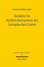 Cover-Bild Realakte im Rechtsschutzsystem der Europäischen Union