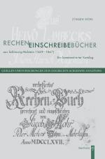 Cover-Bild Recheneinschreibebücher aus Schleswig-Holstein (1609-1867)