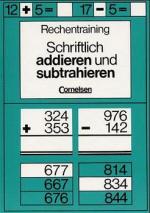 Cover-Bild Rechentraining / Schriftlich addieren und subtrahieren