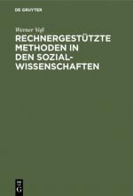 Cover-Bild Rechnergestützte Methoden in den Sozialwissenschaften