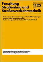 Cover-Bild Rechnerische Dimensionierung von Asphaltbefestigungen über ein Finite Elemente Modell