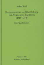 Cover-Bild Rechnungswesen und Buchhaltung des Avignoneser Papsttums (1316-1378)