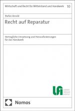 Cover-Bild Recht auf Reparatur
