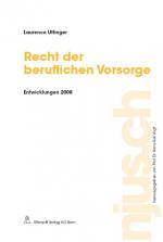Cover-Bild Recht der beruflichen Vorsorge, Entwicklungen 2008