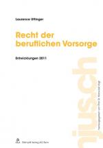 Cover-Bild Recht der beruflichen Vorsorge, Entwicklungen 2011