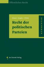 Cover-Bild Recht der politischen Parteien