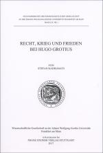 Cover-Bild Recht, Krieg und Frieden bei Hugo Grotius