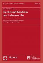 Cover-Bild Recht und Medizin am Lebensende