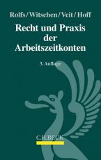 Cover-Bild Recht und Praxis der Arbeitszeitkonten