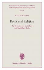 Cover-Bild Recht und Religion.