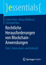 Cover-Bild Rechtliche Herausforderungen von Blockchain-Anwendungen