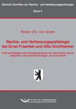 Cover-Bild Rechts- und Verfassungspolitologie bei Ernst Fraenkel und Otto Kirchheimer