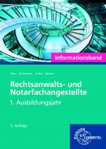 Cover-Bild Rechtsanwalts- und Notarfachangestellte, Informationsband