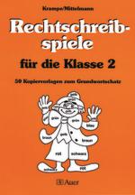 Cover-Bild Rechtschreibspiele für die Klasse 2