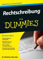 Cover-Bild Rechtschreibung für Dummies