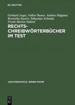 Cover-Bild Rechtschreibwörterbücher im Test