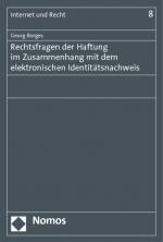 Cover-Bild Rechtsfragen der Haftung im Zusammenhang mit dem elektronischen Identitätsnachweis