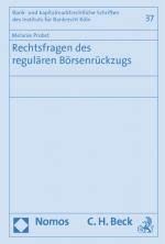 Cover-Bild Rechtsfragen des regulären Börsenrückzugs