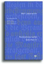 Cover-Bild Rechtshistorische Schriften II