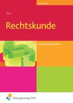 Cover-Bild Rechtskunde / Rechtskunde für Fachoberschulen in Sachsen