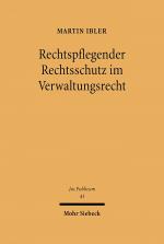 Cover-Bild Rechtspflegender Rechtsschutz im Verwaltungsrecht
