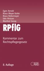 Cover-Bild Rechtspflegergesetz (RPflG)