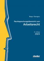 Cover-Bild Rechtsprechungsübersicht zum Arbeitsrecht