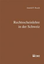 Cover-Bild Rechtsscheinlehre in der Schweiz
