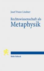 Cover-Bild Rechtswissenschaft als Metaphysik