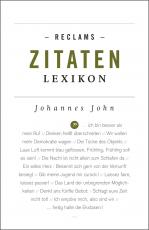 Cover-Bild Reclams Zitaten-Lexikon