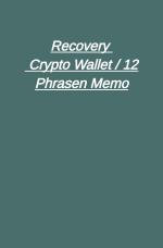 Cover-Bild Recovery - Crypto Wallet / 12 Phrasen Memo