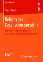 Cover-Bild Reform der Datenschutzaufsicht