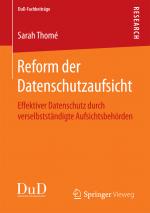 Cover-Bild Reform der Datenschutzaufsicht