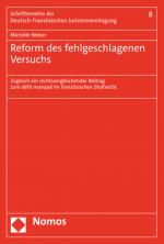 Cover-Bild Reform des fehlgeschlagenen Versuchs