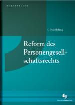 Cover-Bild Reform des Personengesellschaftsrechts