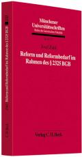 Cover-Bild Reform und Reformbedarf im Rahmen des § 2325 BGB