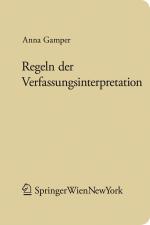 Cover-Bild Regeln der Verfassungsinterpretation