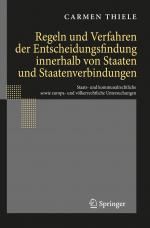 Cover-Bild Regeln und Verfahren der Entscheidungsfindung innerhalb von Staaten und Staatenverbindungen