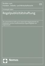 Cover-Bild Regelpublizitätshaftung