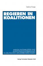Cover-Bild Regieren in Koalitionen