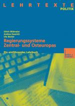 Cover-Bild Regierungssysteme Zentral- und Osteuropas