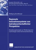 Cover-Bild Regionale Innovationssysteme aus betriebswirtschaftlicher Perspektive