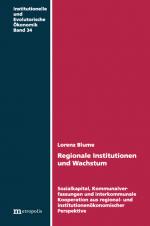 Cover-Bild Regionale Institutionen und Wachstum