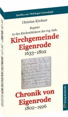 Cover-Bild Register zu den Kirchenbüchern der evg.-luth. Kirchgemeinde Eigenrode 1633–1802