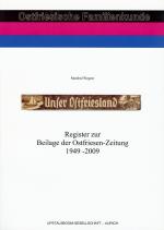 Cover-Bild Register zur Beilage der Ostfriesen-Zeitung 1949-2009